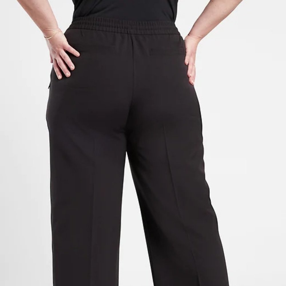 Athleta Endeavor Straight Leg Pants size 6 Black - Picture 7 of 12